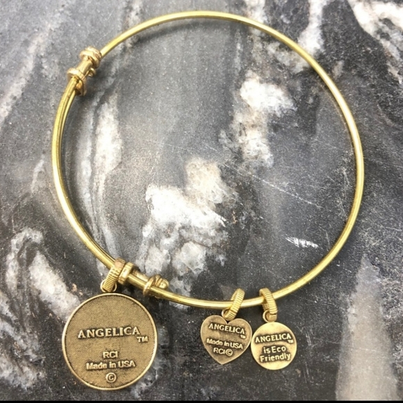 ANGELICA GOLD SAINT CHRISTOPHER BRACELET - Picture 6 of 6
